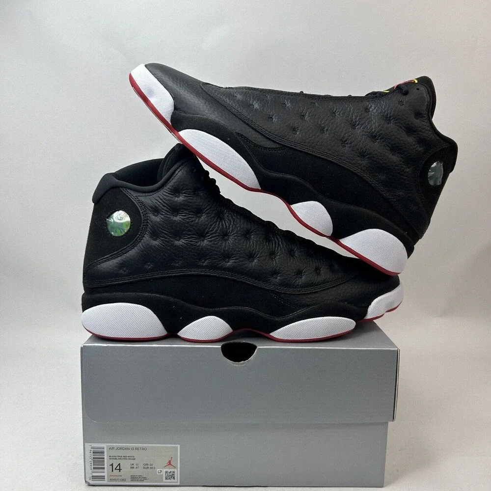 Nike Shoes Air Jordan 13 Retro “Playoff/Black Red” 2024 - Picture 1 of 5